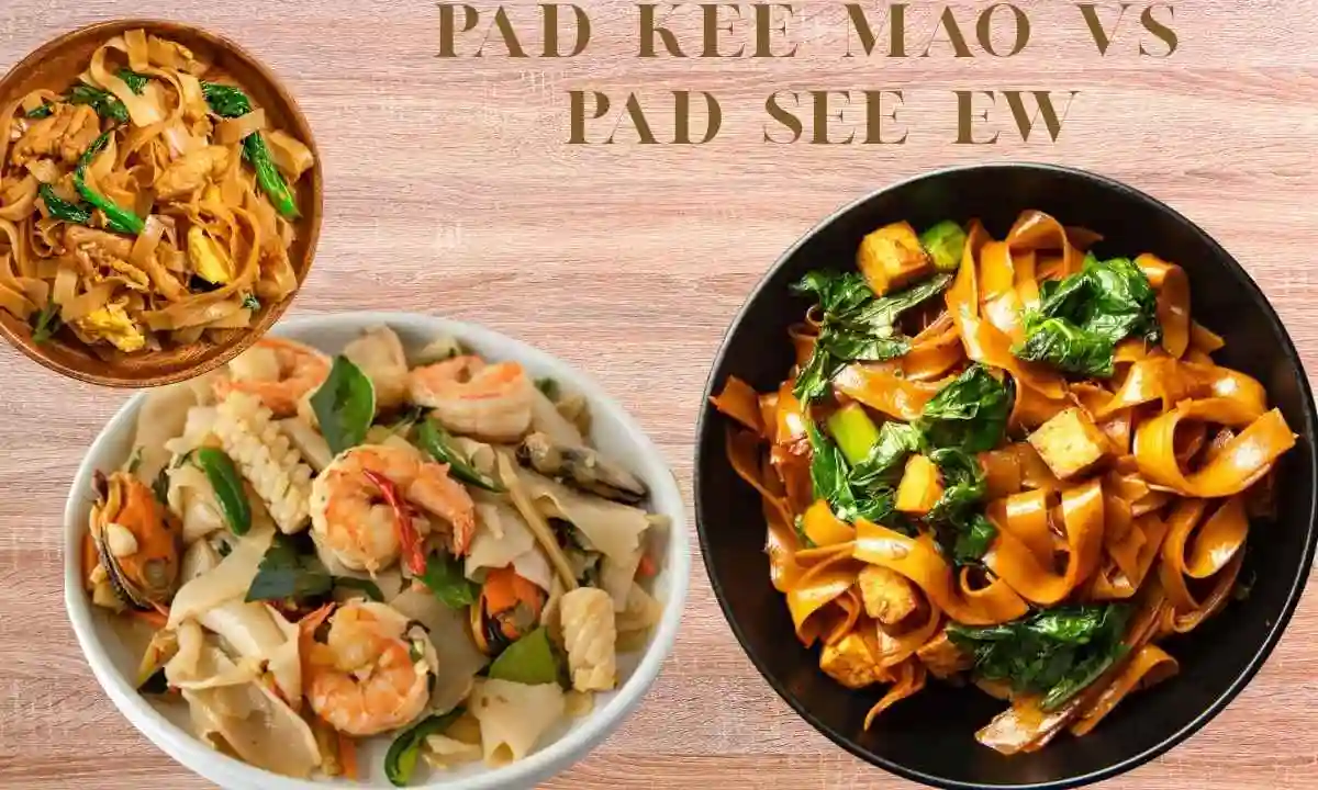 Pad Kee Mao Vs Pad See Ew